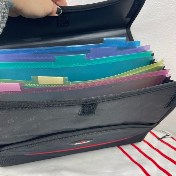 Vintage 90s Caseit Accordion Papers Organizer Folder - Picture 5 of 5